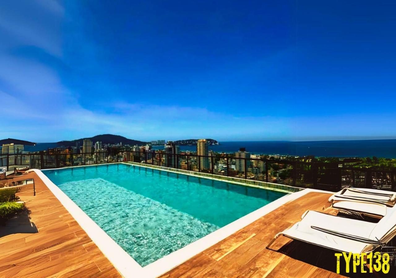 公寓 Apto Incrivel - Piscina No Rooftop - Vista Mar - 600m Enseada Guarujá