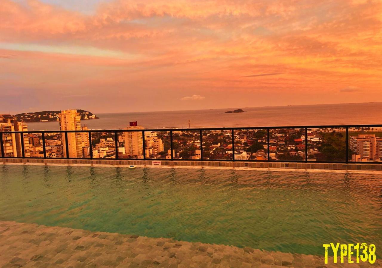 Apto Incrivel - Piscina No Rooftop - Vista Mar - 600m Enseada Guarujá